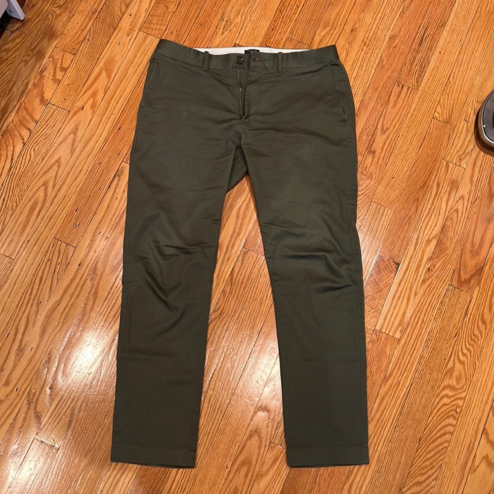 Green Slim Fit J Crew pants size 32x30